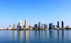 city of San Diego from across the water.