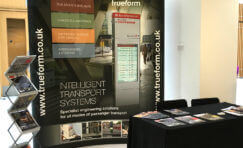 Trueform stand at 14th annual transport practitioners meeting.