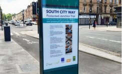 New digital cycle counter totems for Glasgow | Trueform