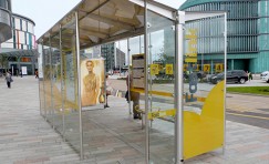Glasgow Fastlink waiting shelter installed by Trueform.