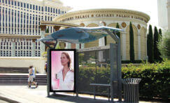 84" digital 6 sheet outdoor display.