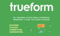 national active travel conference advertisement.
