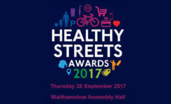 Healthy Streets Awards 2017 advertisement.