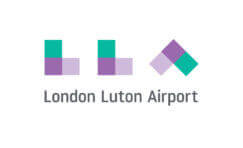 London Luton Airport logo.
