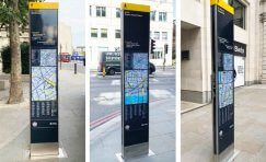 Legible London Wayfinding Signage | Trueform