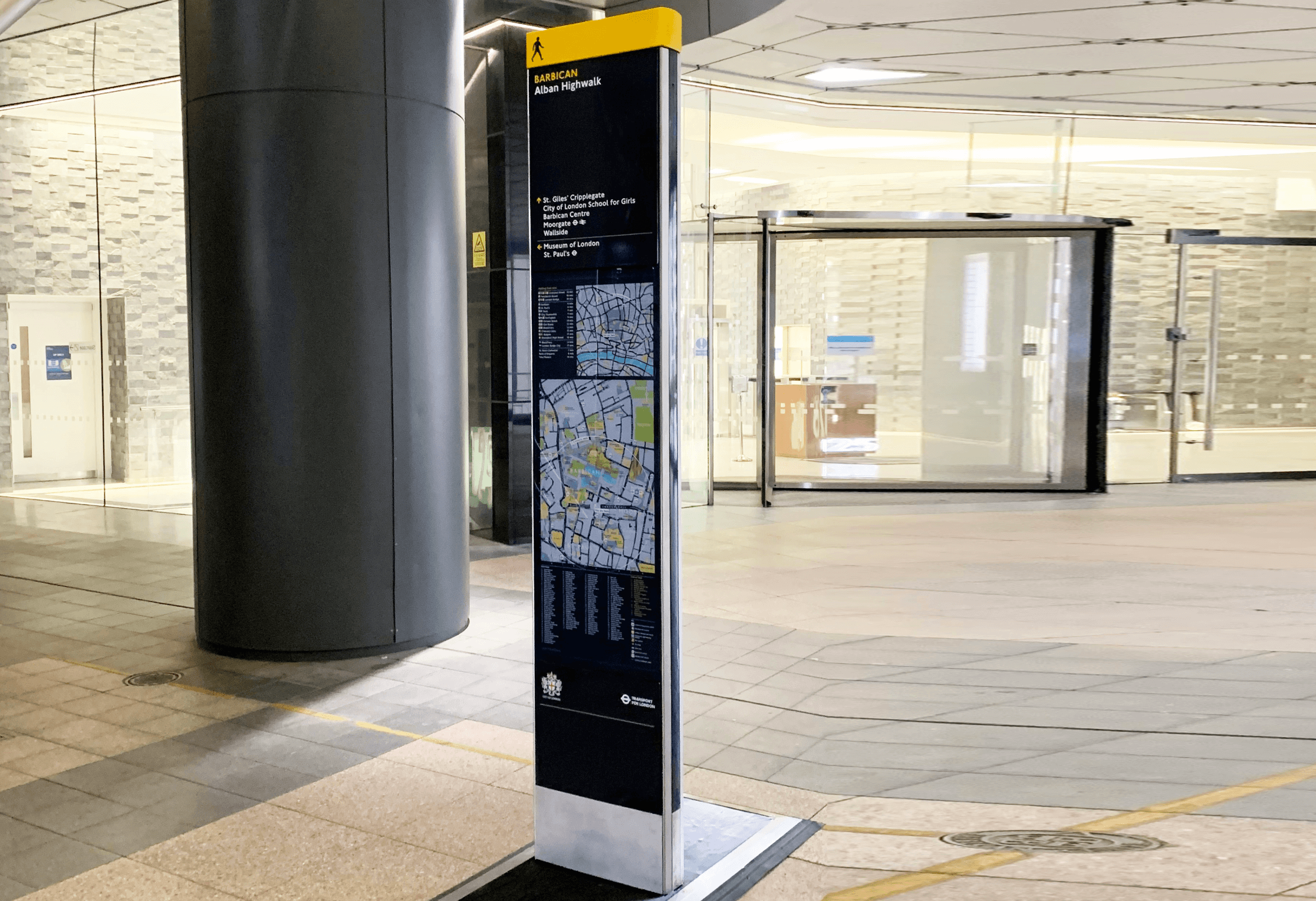 Legible London Wayfinding Signage | Trueform