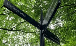 Winchester wayfinding signage installed | Trueform